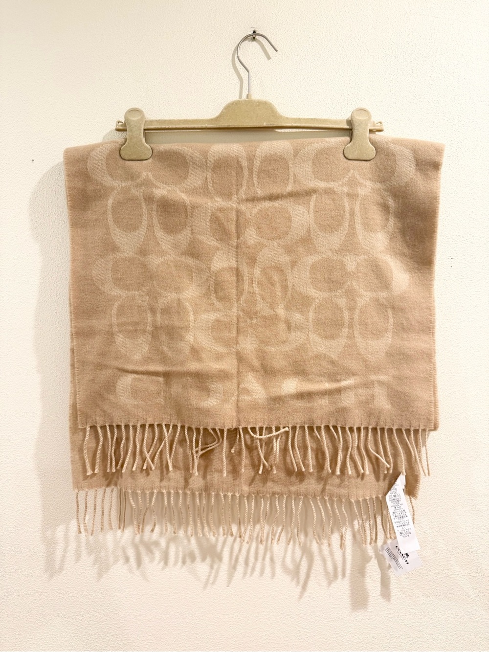 Coach Signature Oversized Muffler New With Tags